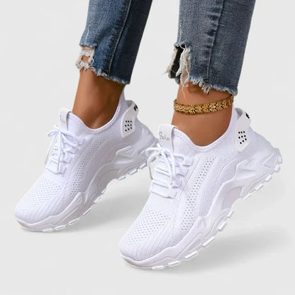 Zapatillas ortopédicas deportivas con tejido transpirable y suela ergonómica para mujer, ligeras y cómodas para caminar o diario