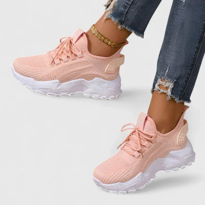 Zapatillas ortopédicas deportivas con tejido transpirable y suela ergonómica para mujer, ligeras y cómodas para caminar o diario