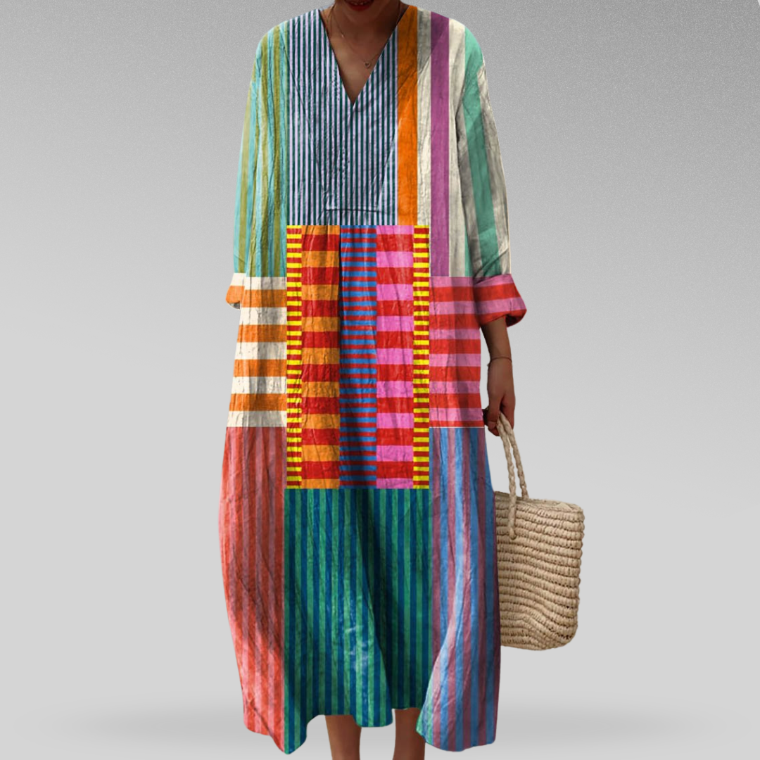 Yessica | Vestido geométrico de mujer