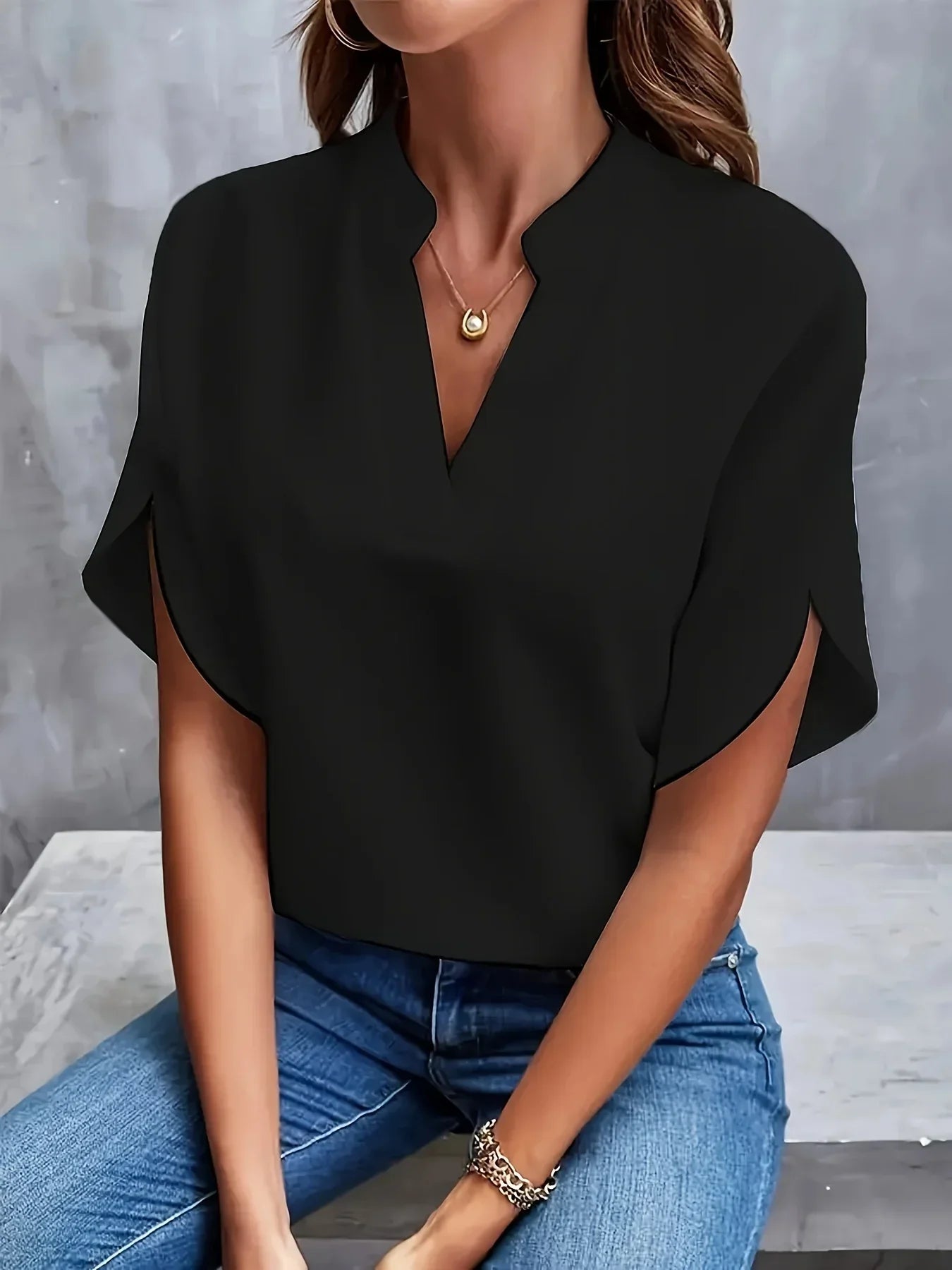 Blusa Sofisticada Con Diseño Ajustado Para Mujer - Elegancia Moderna