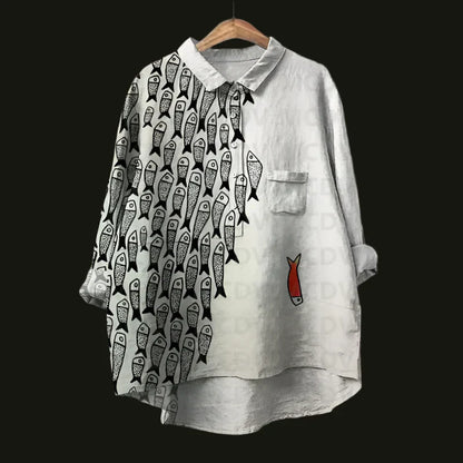 Christel | Elegante blusa estampada informal