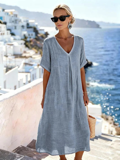 Vestido Largo Holgado | Estilo Casual y Cómodo para Mujer