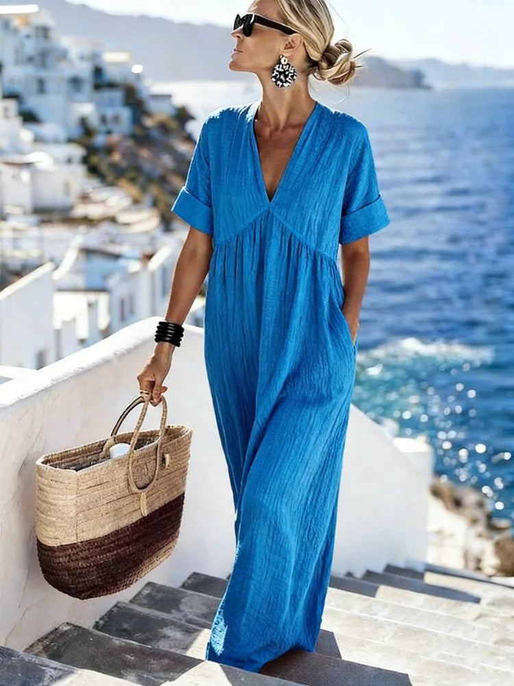 Vestido Largo Informal | Estilo Relajado para Mujer