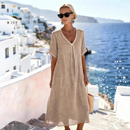 Vestido Largo Holgado | Estilo Casual y Cómodo para Mujer