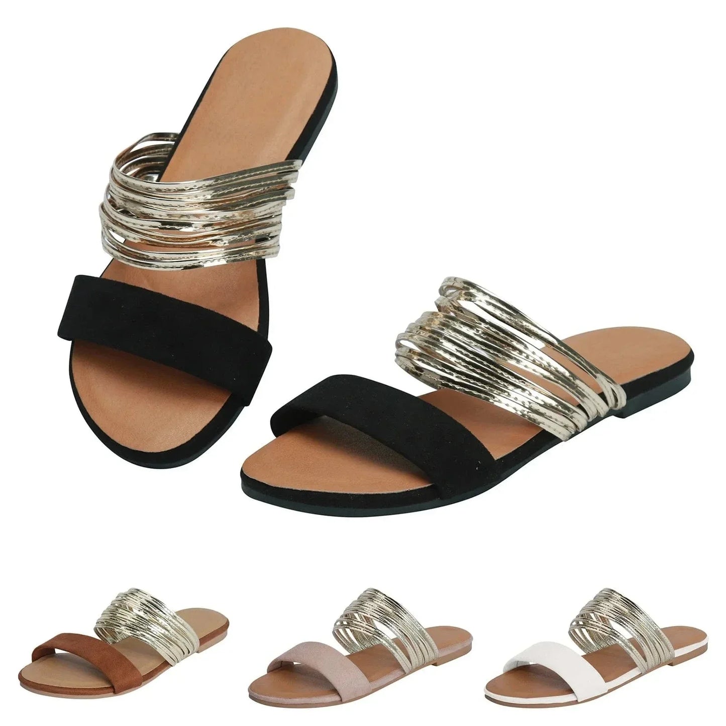 Sandalias ortopédicas con plataforma cómoda para mujer - fresco y elegante