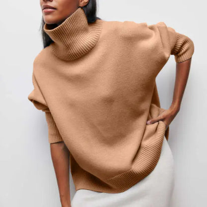 Katrielle | Jersey de Punto con Cuello Alto para Mujer de Otoño Elegante y Cálido