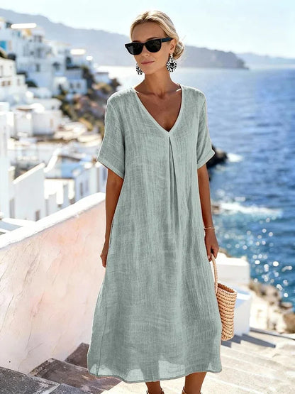 Vestido Largo Holgado | Estilo Casual y Cómodo para Mujer