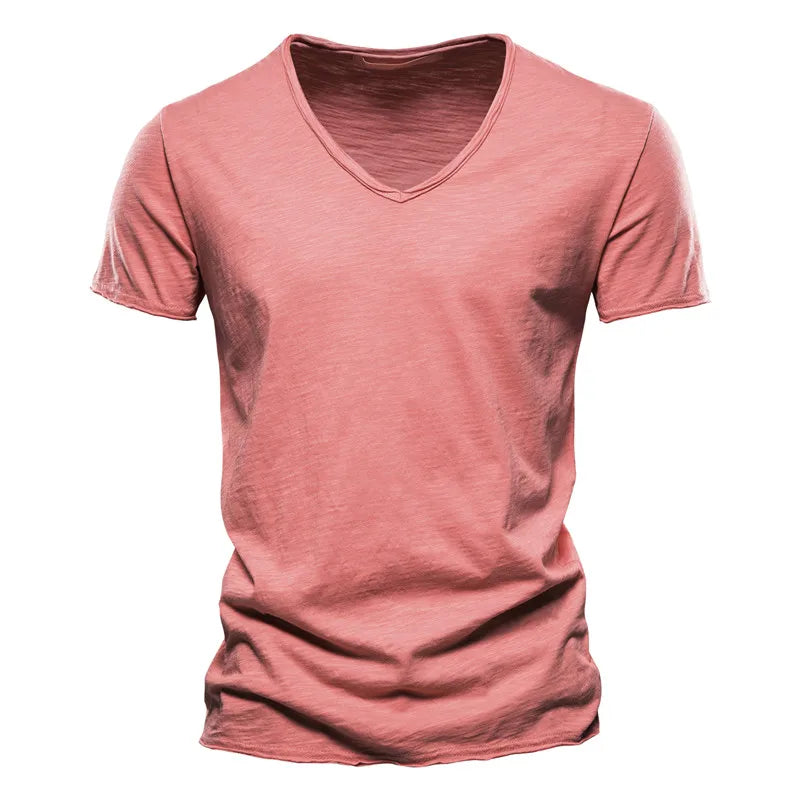 Viktor | Camisa de Verano de Algodón con Cuello Clásico para Hombre