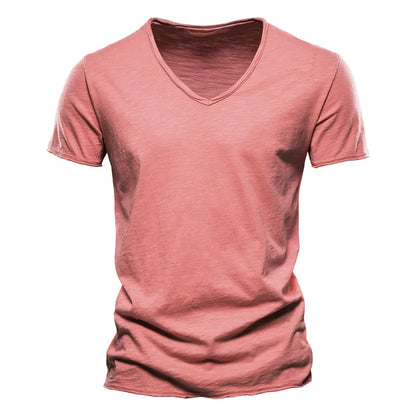 Viktor | Camisa de Verano de Algodón con Cuello Clásico para Hombre