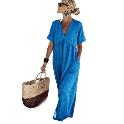Vestido Largo Informal | Estilo Relajado para Mujer