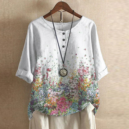 Blusa retro con diseño vintage - femenina y con estilo único