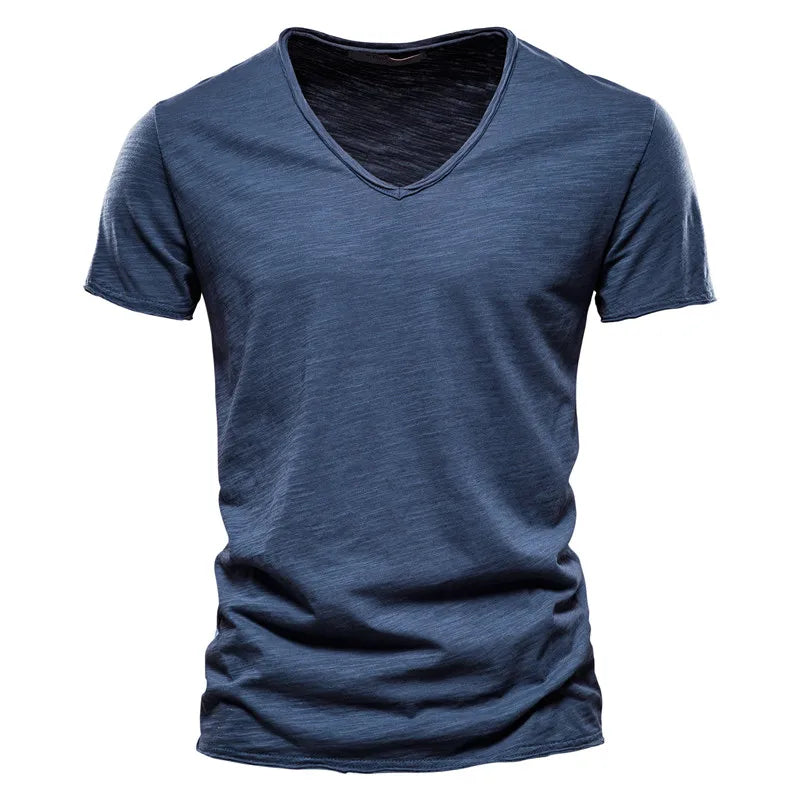 Viktor | Camisa de Verano de Algodón con Cuello Clásico para Hombre