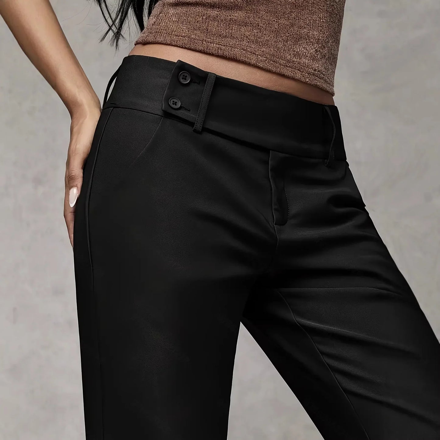 Pantalón Elegante Estilo Clásico Comfortable Verano