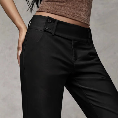 Pantalón Elegante Estilo Clásico Comfortable Verano