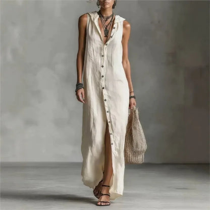 Vestido Midi Elegancamiseta y Casual con Escote en V | Estilo Verano