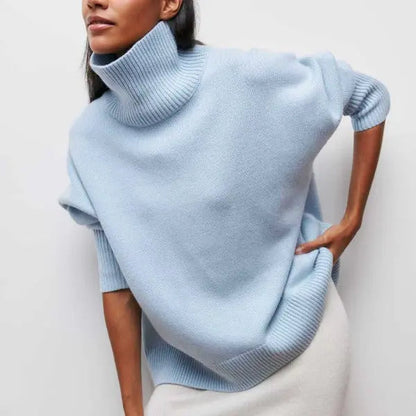 Katrielle | Jersey de Punto con Cuello Alto para Mujer de Otoño Elegante y Cálido
