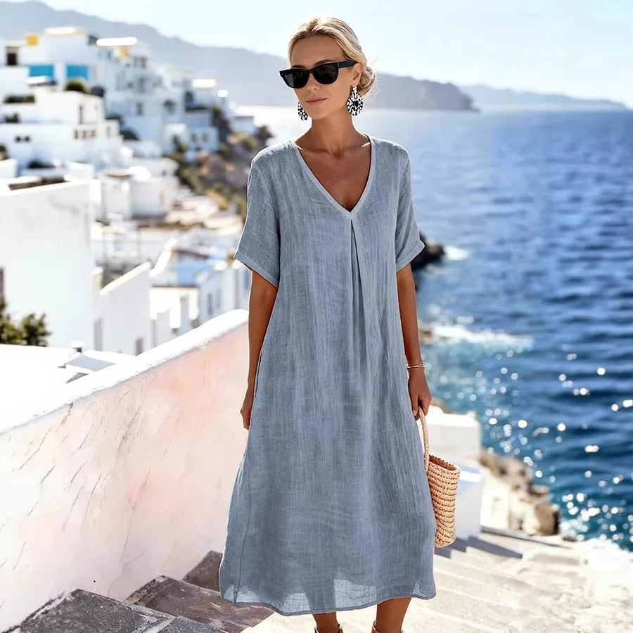 Vestido Largo Holgado | Estilo Casual y Cómodo para Mujer