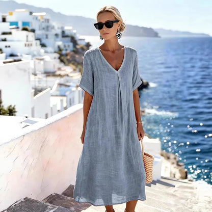 Vestido Largo Holgado | Estilo Casual y Cómodo para Mujer