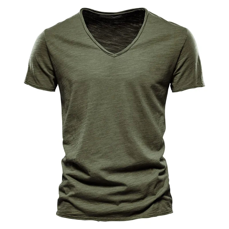 Viktor | Camisa de Verano de Algodón con Cuello Clásico para Hombre