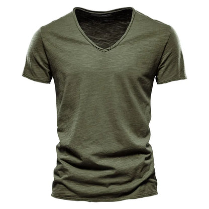 Viktor | Camisa de Verano de Algodón con Cuello Clásico para Hombre