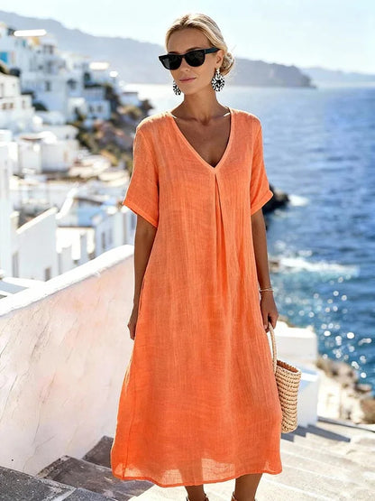 Vestido Largo Holgado | Estilo Casual y Cómodo para Mujer