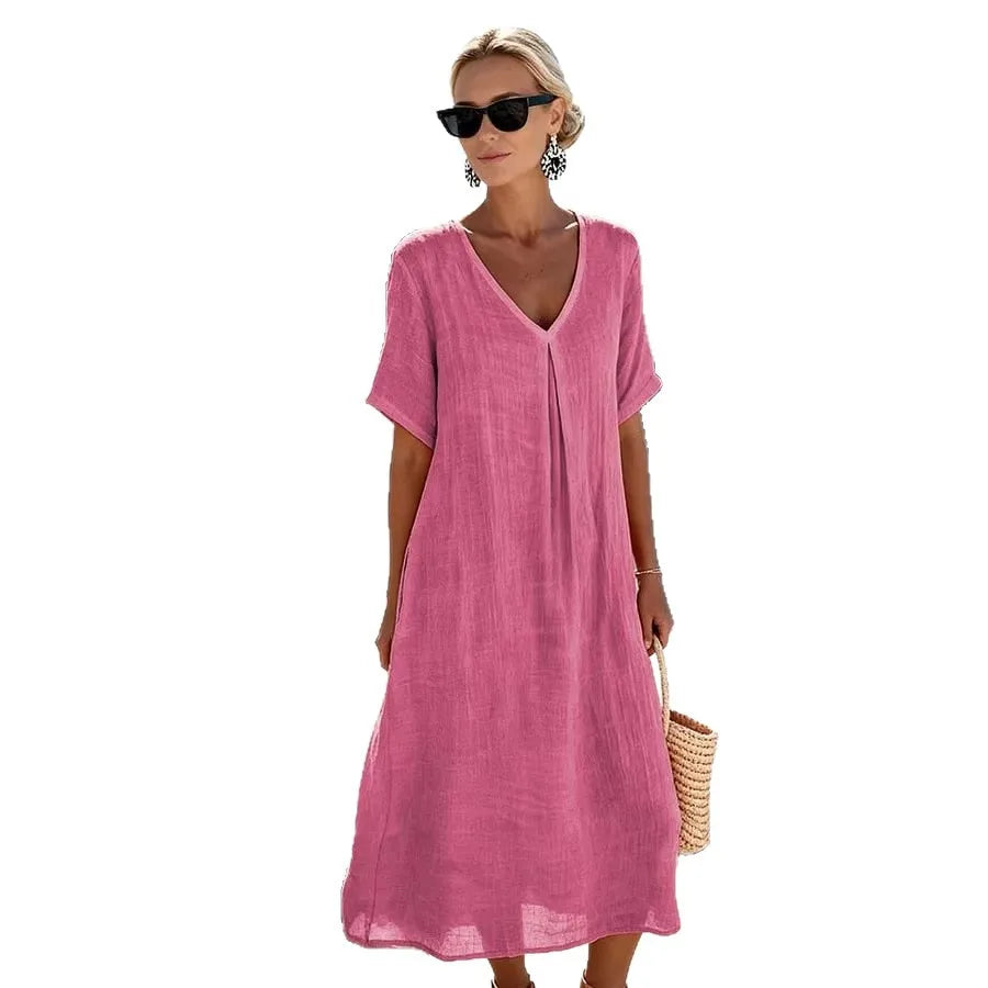 Vestido Largo Holgado | Estilo Casual y Cómodo para Mujer
