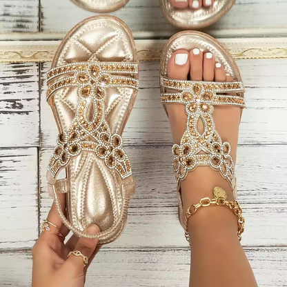 Zapatillas Florales De Verano Para Mujer - Frescas Y Cómodas