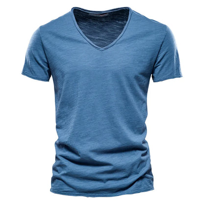 Viktor | Camisa de Verano de Algodón con Cuello Clásico para Hombre