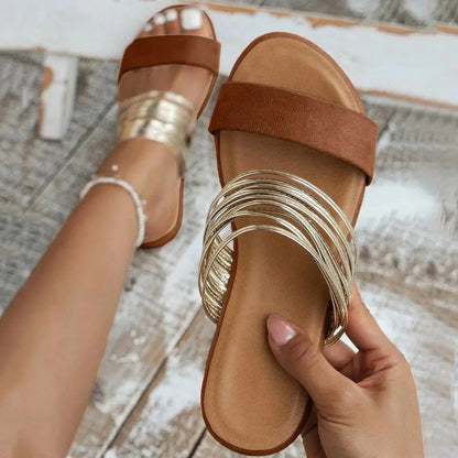Sandalias ortopédicas con plataforma cómoda para mujer - fresco y elegante