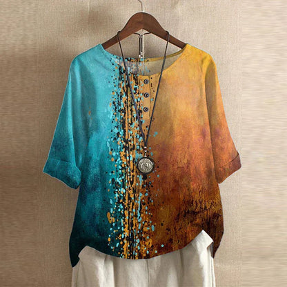 Blusa retro con diseño vintage - femenina y con estilo único