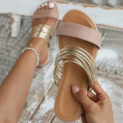 Sandalias ortopédicas con plataforma cómoda para mujer - fresco y elegante