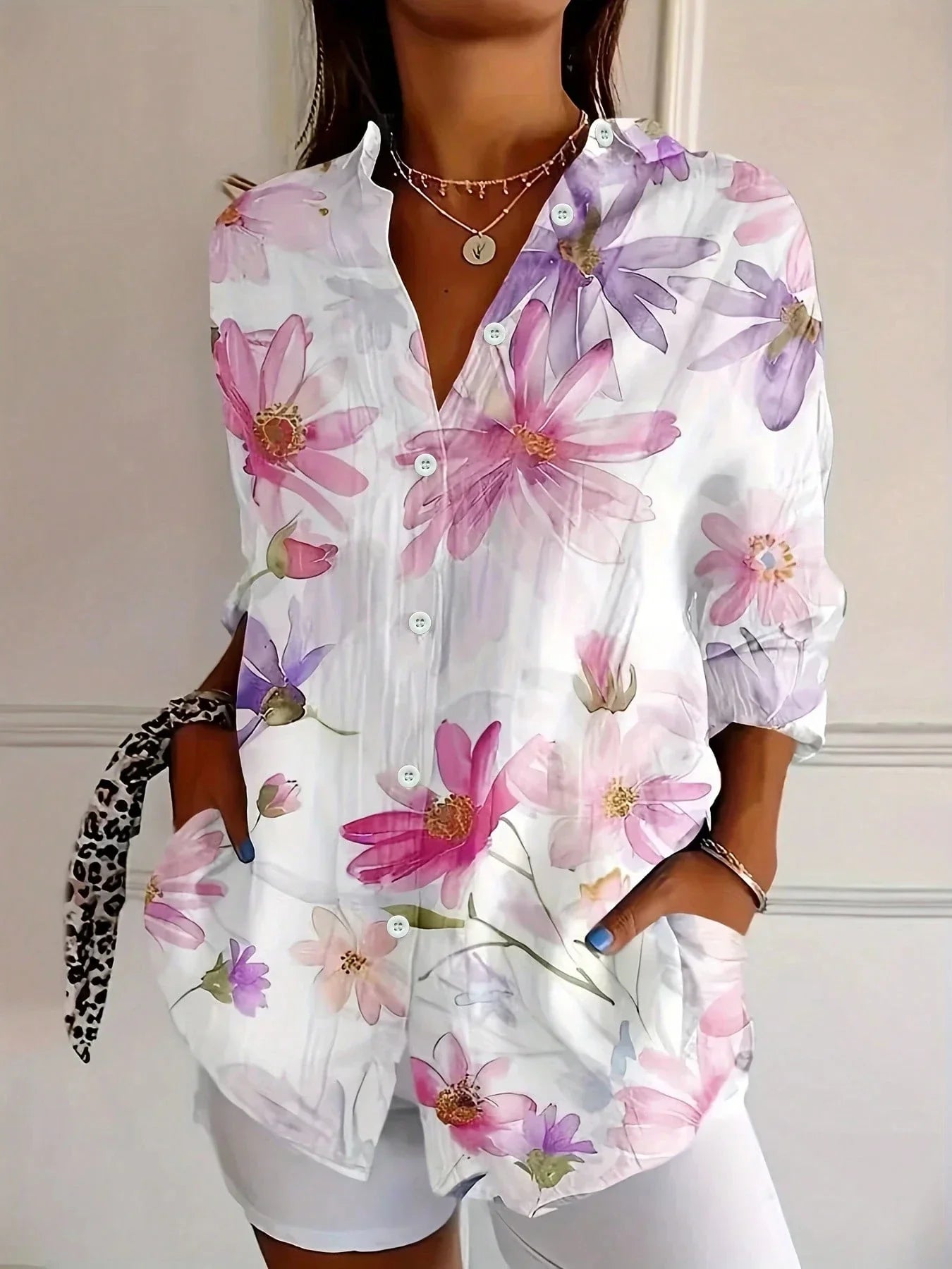 Blusa Colorida Con Estampado Juguetón Para Mujer - Alegría Y Estilo