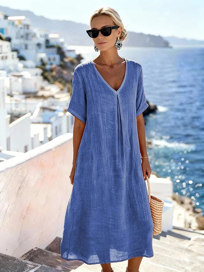 Vestido Largo Holgado | Estilo Casual y Cómodo para Mujer