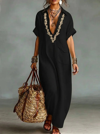 Vestido Maxi Bohemio Estampado Floral | Estilo Verano para Mujer