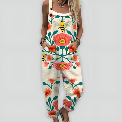 Jumpsuit mujer cómodo suelto elegante primavera-verano