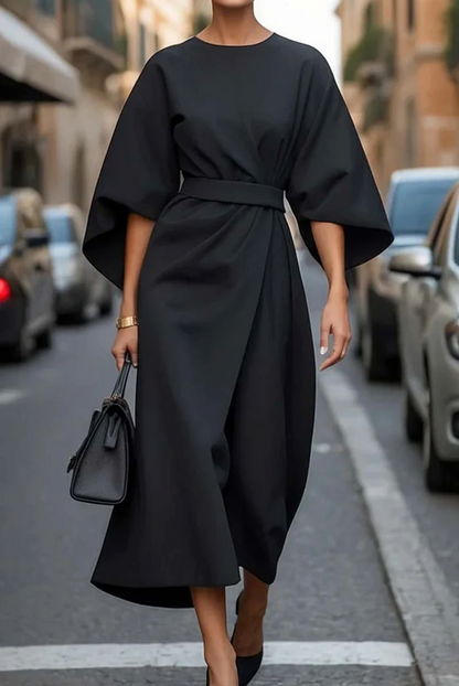 Tessa | Vestido de noche largo maxi con cinturón