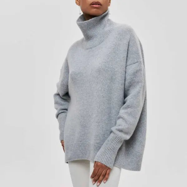Katrielle | Jersey de Punto con Cuello Alto para Mujer de Otoño Elegante y Cálido