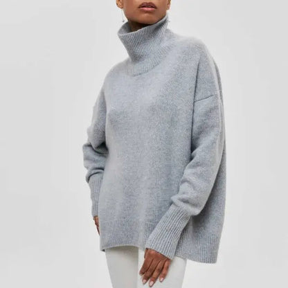 Katrielle | Jersey de Punto con Cuello Alto para Mujer de Otoño Elegante y Cálido
