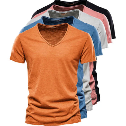 Viktor | Camisa de Verano de Algodón con Cuello Clásico para Hombre