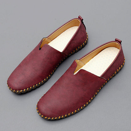 Zapatos tipo loafer de cuero para hombre con acabado premium, cómodos y estilizados