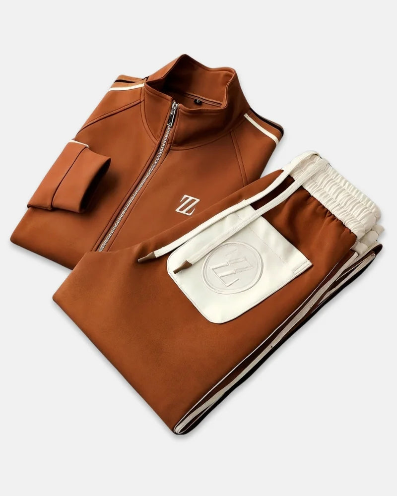 Trak | Conjunto de Tracksuit Premium Texturizado Deportivo