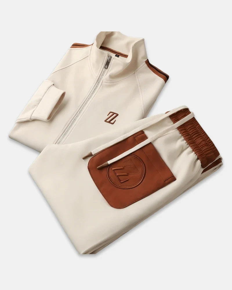 Trak | Conjunto de Tracksuit Premium Texturizado Deportivo