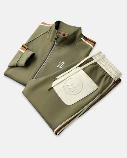 Trak | Conjunto de Tracksuit Premium Texturizado Deportivo