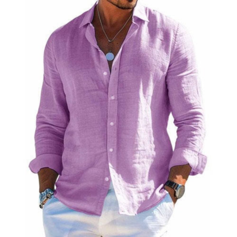 Camisa de hombre elegante y transpirable - Verano