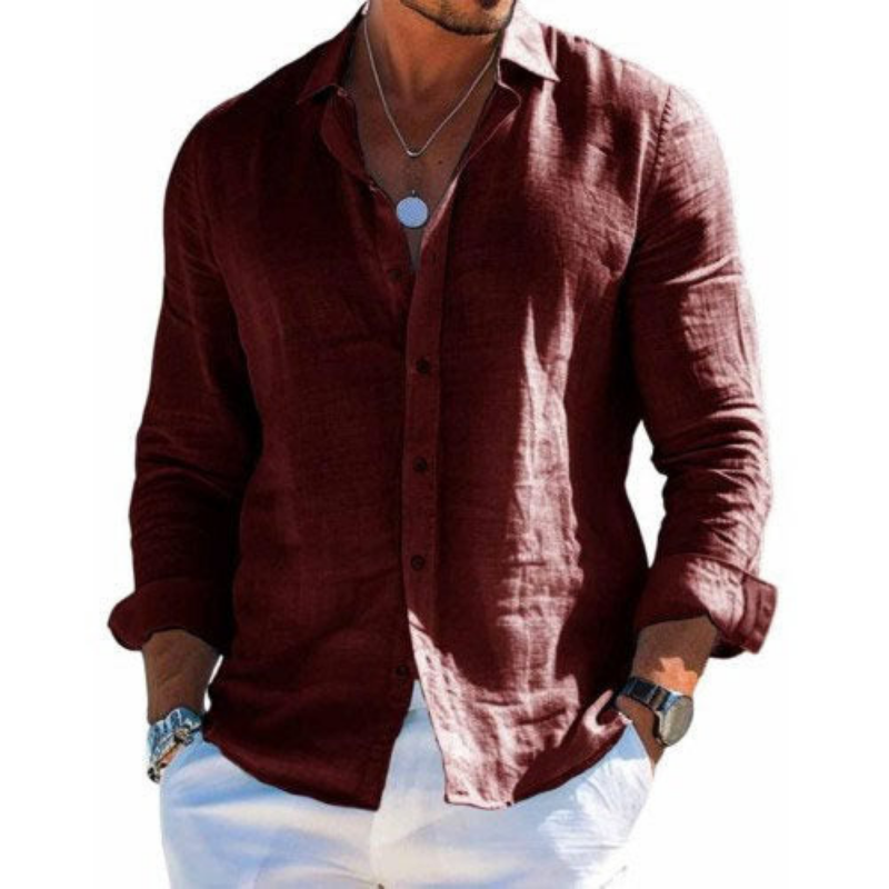 Camisa de hombre elegante y transpirable - Verano
