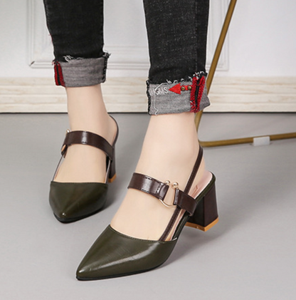 Zapatos mujer ergonómicos y chic, slingback moderno