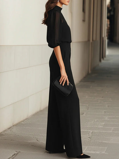 Conjunto de playa en Negro para mujer - fresco y elegante
