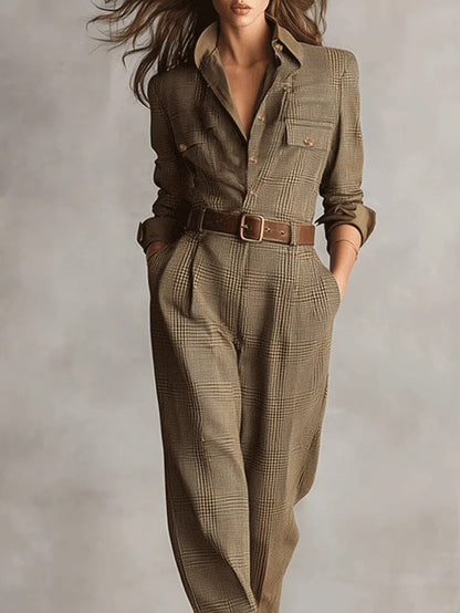 Romy | Enterizo Elegante Entallado con Cuello Redondo para Mujer