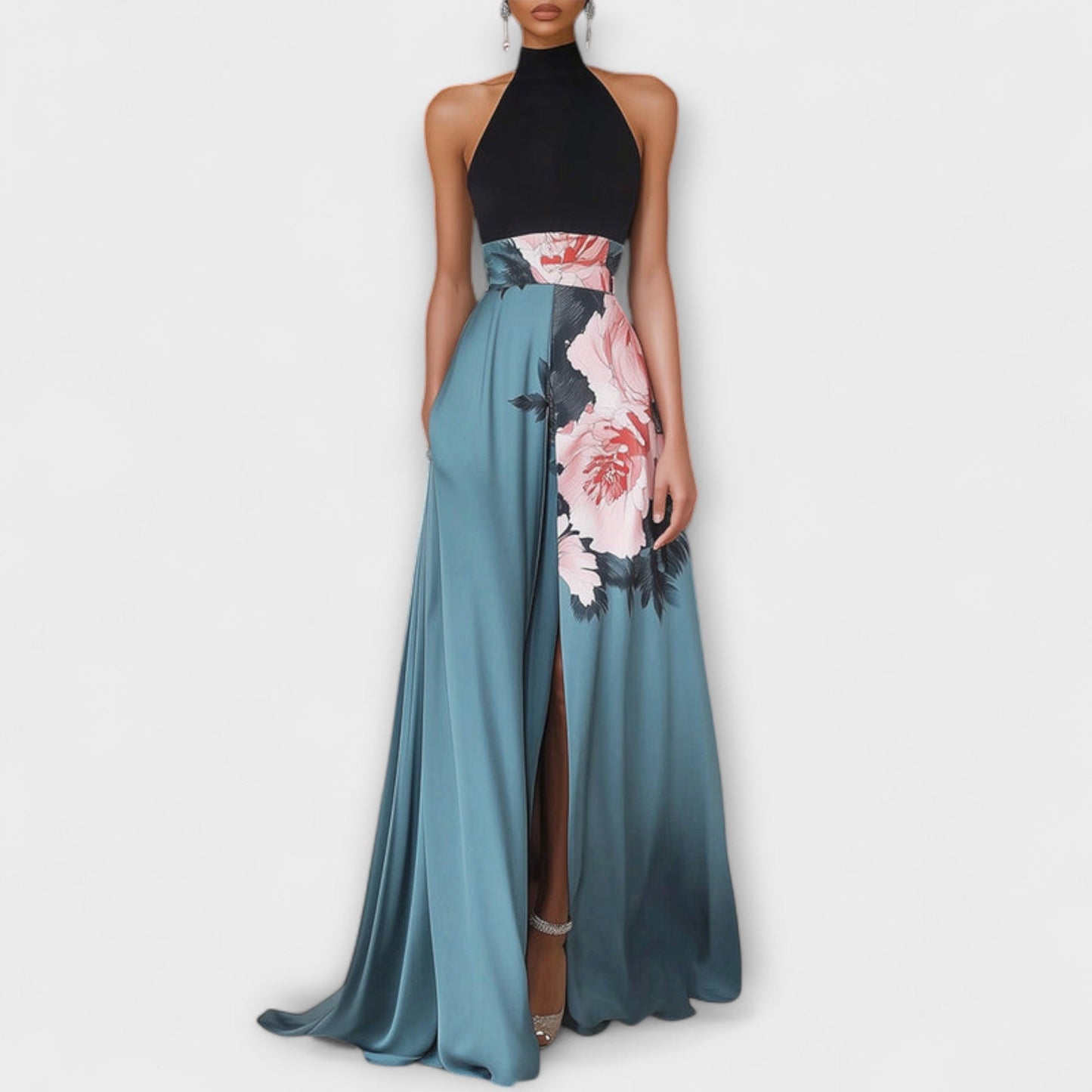 Lexi | Maxivestido floral de línea A