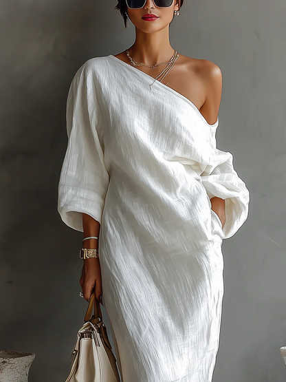 Vestido maxi chic para mujer con diseño atemporal y ajuste cómodo, perfecto para un look elegante y moderno